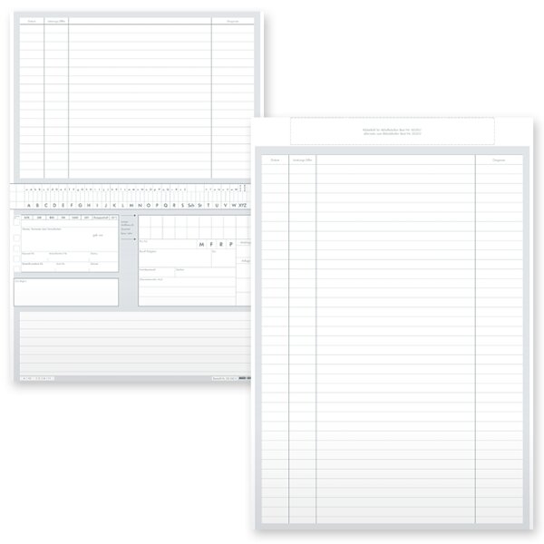 Karteikarten ALPHAsafe DIN A5 quer Typ Standard (500 Stck.)
