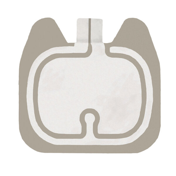Einmal-Neutralelektroden compact, steril geteilt, 90 cm², ohne Kabel (100 Stck.)