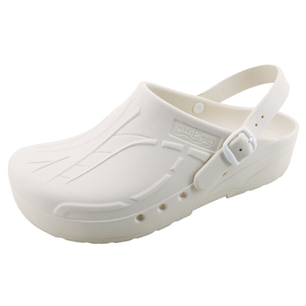 mediPlogs OP-Schuhe mit Fersenriemen weiß, Gr. 41