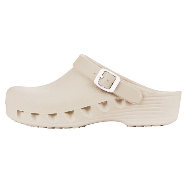 mediPlogs OP-Schuhe mit Fersenriemen weiß, Gr. 47