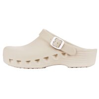 mediPlogs OP-Schuhe mit Fersenriemen weiß, Gr. 48