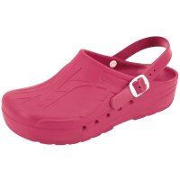 mediPlogs OP-Schuhe mit Fersenriemen fuchsia, Gr. 47