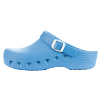 mediPlogs OP-Schuhe mit Fersenriemen hellblau, Gr. 38