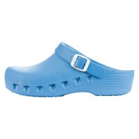 mediPlogs OP-Schuhe mit Fersenriemen hellblau, Gr. 42