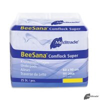 BeeSana Comflock Super Krankenunterlagen 2-lagig, 60 x 90...
