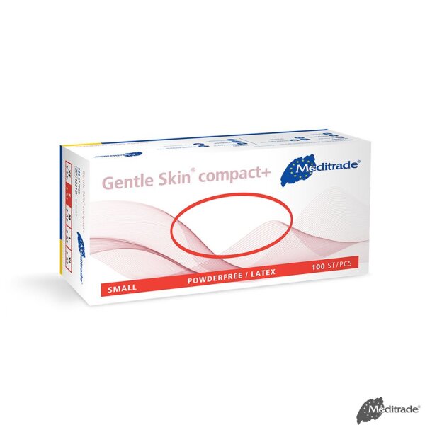 Gentle Skin compact+ U.-Handschuhe Latex PF, Gr. S, unsteril (100 Stck.)