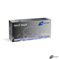 Nitril black U.-Handschuhe, PF, latexfrei, unsteril, Gr....