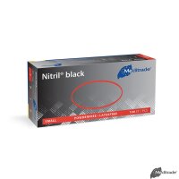Nitril black U.-Handschuhe, PF, latexfrei, unsteril, Gr....
