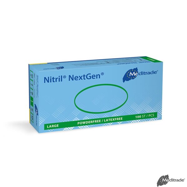 Nitril NextGen U.-Handschuhe PF, latexfrei, unsteril, Gr. L (100 Stck.)