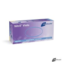 Nitril Viola U.-Handschuhe PF, latexfrei unsteril, Gr. M...