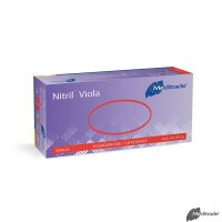 Nitril Viola U.-Handschuhe PF, latexfrei unsteril, Gr. S...