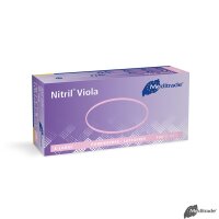 Nitril Viola U.-Handschuhe PF, latexfrei unsteril, Gr. XL...