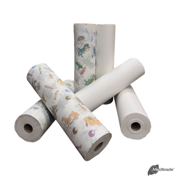 Rollicel KidsRoll Liegenabdeckung 2 lg. für Kinder, 50 cm x 46 m, bunt, (9 Ro.)