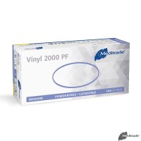 Vinyl 2000 U.-Handschuhe Vinyl, PF, unsteril, Gr. M (100...