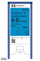 Surgipro II monofil P-13 4/0=1,5, blau Nahtmaterial...