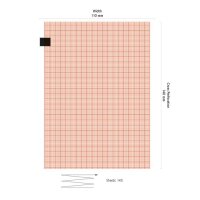 Fukuda Denshi EKG-Papier OP 22 TE/SE 601, 110 x 140 mm...