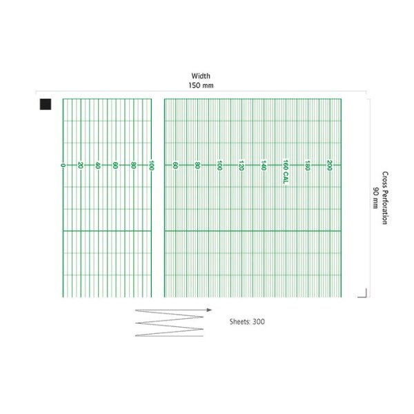 Nihon Kohden CTG Papier 150 mm x 90 mm (300 Bl.)