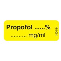 Clinical Spritzenetiketten gelb 13 x 35 mm (1 Rolle...