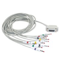 EKG-Komplettkabel mit Bananenstecker für Cardiosmart...