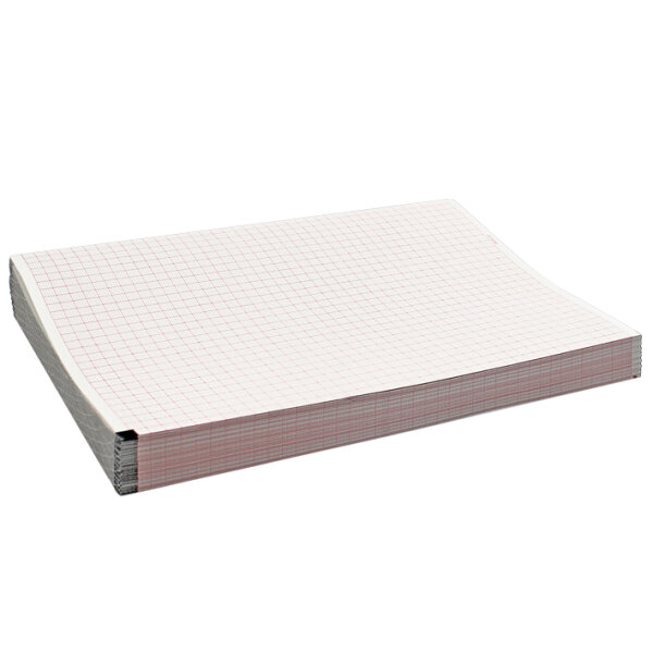 Nihon-Kohden EKG-Papier mit Millimeterfeld, 210 x 140 mm (210 Bl.) (=FQW210-3-140)