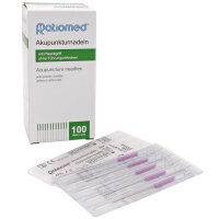 Akupunkturnadeln ratiomed 0,25 x 40 A3 mit Plastikgriff...