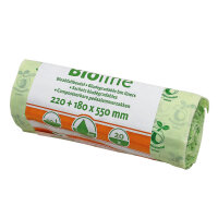 Bioline Bioabfallbeutel 10 Ltr., 220+180 x 550 x 0,018 mm...