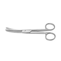 chir. Schere gebogen, stumpf/stumpf, 14,5 cm