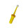 Einmal-Micro-Applikationstips, beflockt, gelb (100 Stck.)