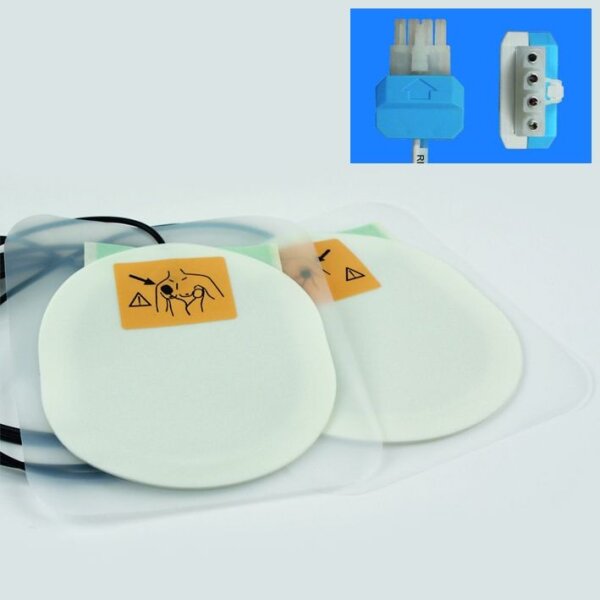 Einmal-Multifunktions-Defi-Elektroden röntgenfähig für Erw. über 25kg (1 Paar) passend zu Welch Allyn AED 10
