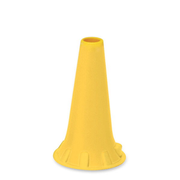 Einmal-Ohrtips 4,0 mm gelb, für Erwachsene (50 Stck.) Tüte = 20 Btl.