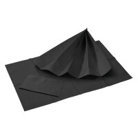 Patientenservietten, black, 33 x 45 cm, 2-lagig (500 Stck.)