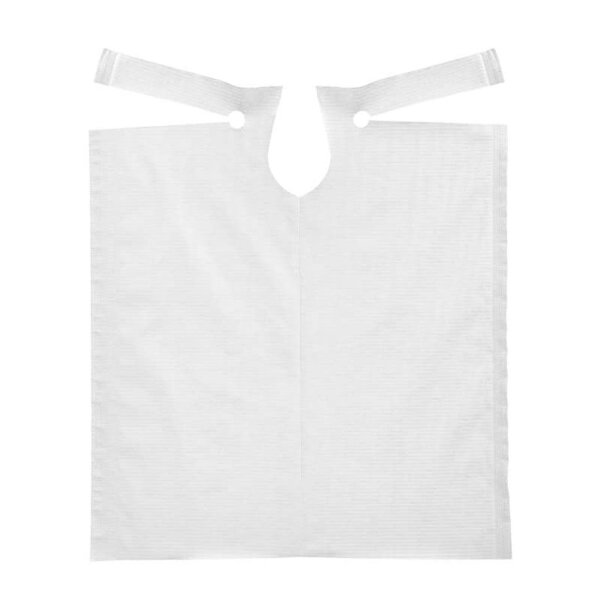 Patientenumhänge Tissue/PE, 53 x 60 cm, white (80 Stck.)