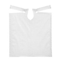 Patientenumhänge Tissue/PE, 53 x 60 cm, white (80...
