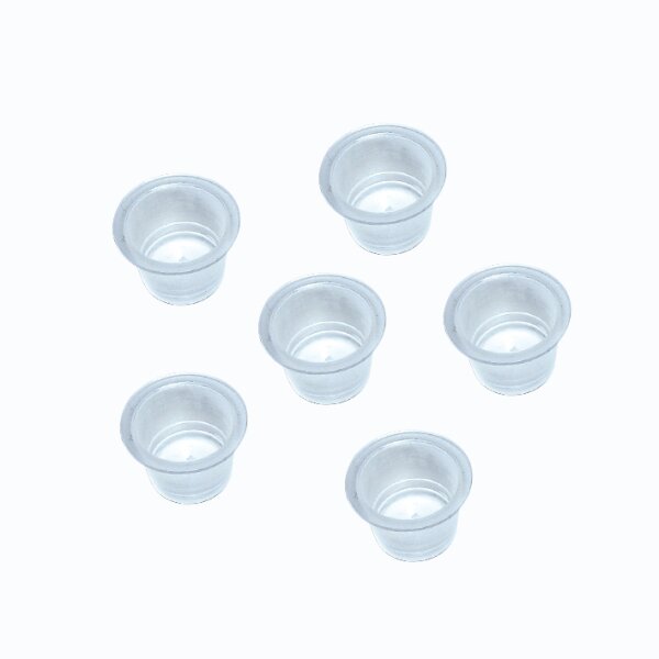 Farbkappen transparent Gr. M, Innen-Ø 12 mm (1000 Stck.)
