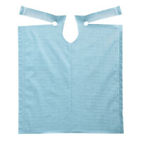 Patientenumhänge Tissue/PE, 53 x 60 cm, ice blue (80...