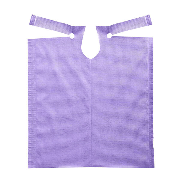 Patientenumhänge Tissue/PE, 53 x 60 cm, lilac afterglow (80 Stck.)