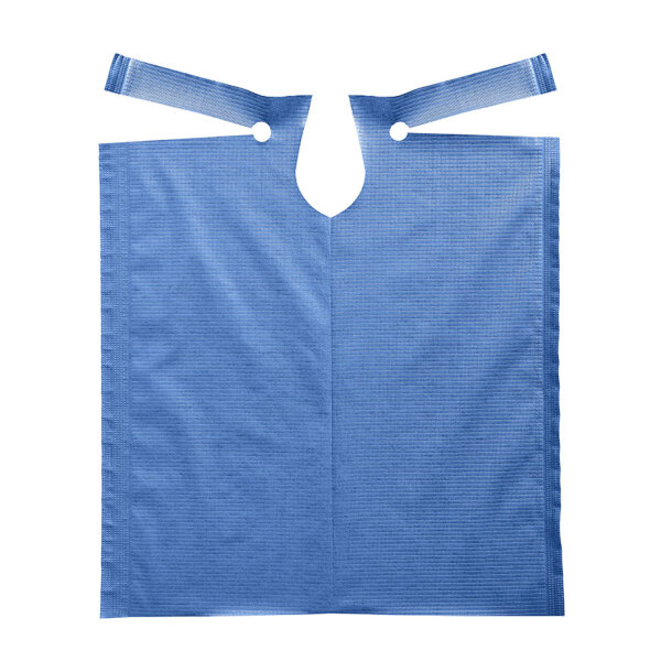 Patientenumhänge Tissue/PE, 53 x 60 cm, magic blue (80 Stck.)