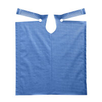 Patientenumhänge Tissue/PE, 53 x 60 cm, magic blue...
