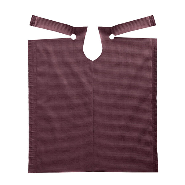 Patientenumhänge Tissue/PE, 53 x 60 cm, burgundy (80 Stck.)
