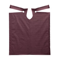 Patientenumhänge Tissue/PE, 53 x 60 cm, burgundy (80...
