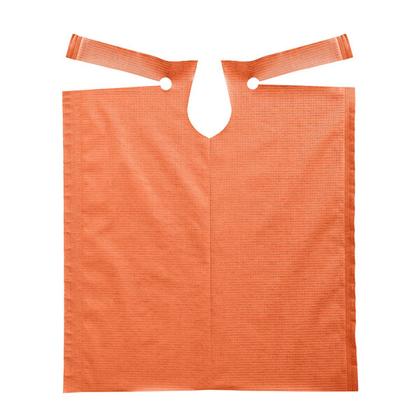 Patientenumhänge Tissue/PE, 53 x 60 cm, hot orange (80 Stck.)