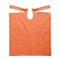Patientenumhänge Tissue/PE, 53 x 60 cm, hot orange...