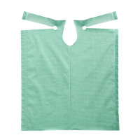 Patientenumhänge Tissue/PE, 53 x 60 cm, emerald...