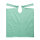 Patientenumhänge Tissue/PE, 53 x 60 cm, emerald green (80 Stck.)