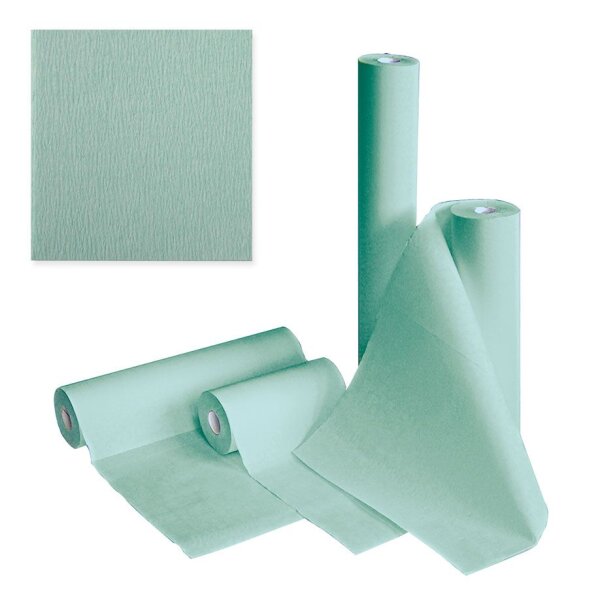 Sterilisierpapier Premier 100 cm x 100 m gekreppt grün
