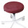 Hockerbezug Frottee brombeer für Hocker 40 bis 45 cm Ø