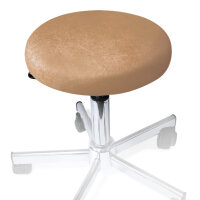 Hockerbezug Frottee camel für Hocker 40 bis 45 cm...