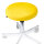 Hockerbezug Frottee gelb für Hocker 40 bis 45 cm Ø