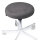 Hockerbezug Frottee graphit für Hocker 40 bis 45 cm Ø