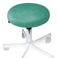 Hockerbezug Frottee jade für Hocker 40 bis 45 cm...